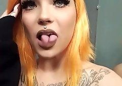 Wet mouth fetish tattoo