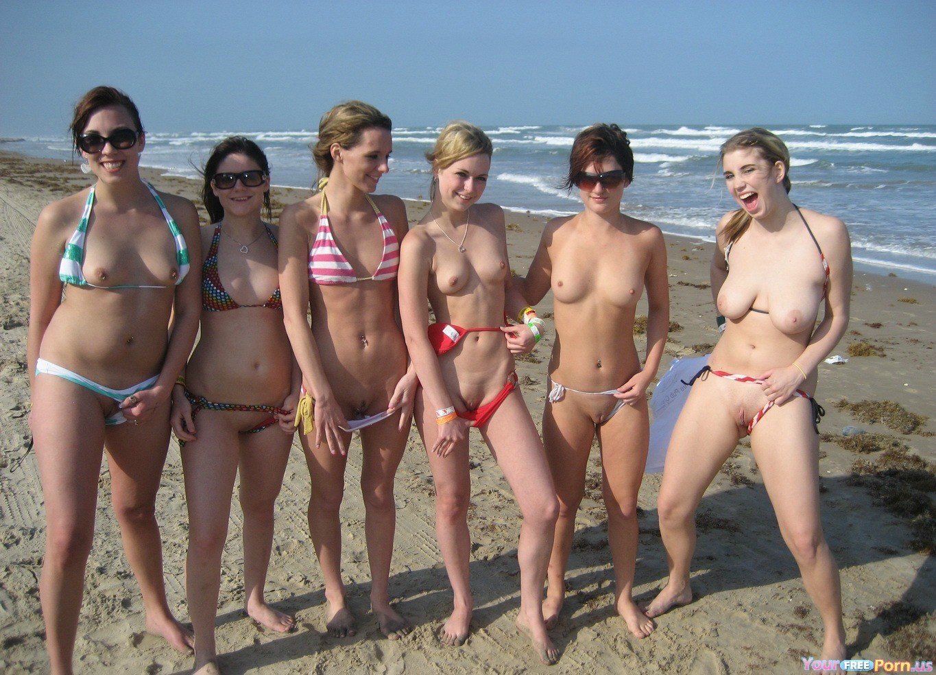 Spring break nude girls