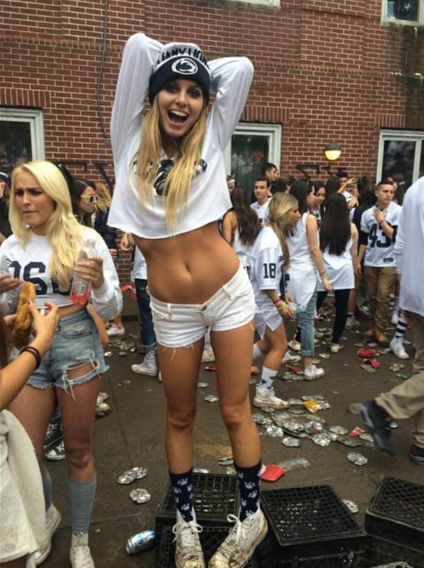 Sideline reccomend Naked penn state girl getting fucked