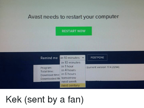 Avast fucked up my computer