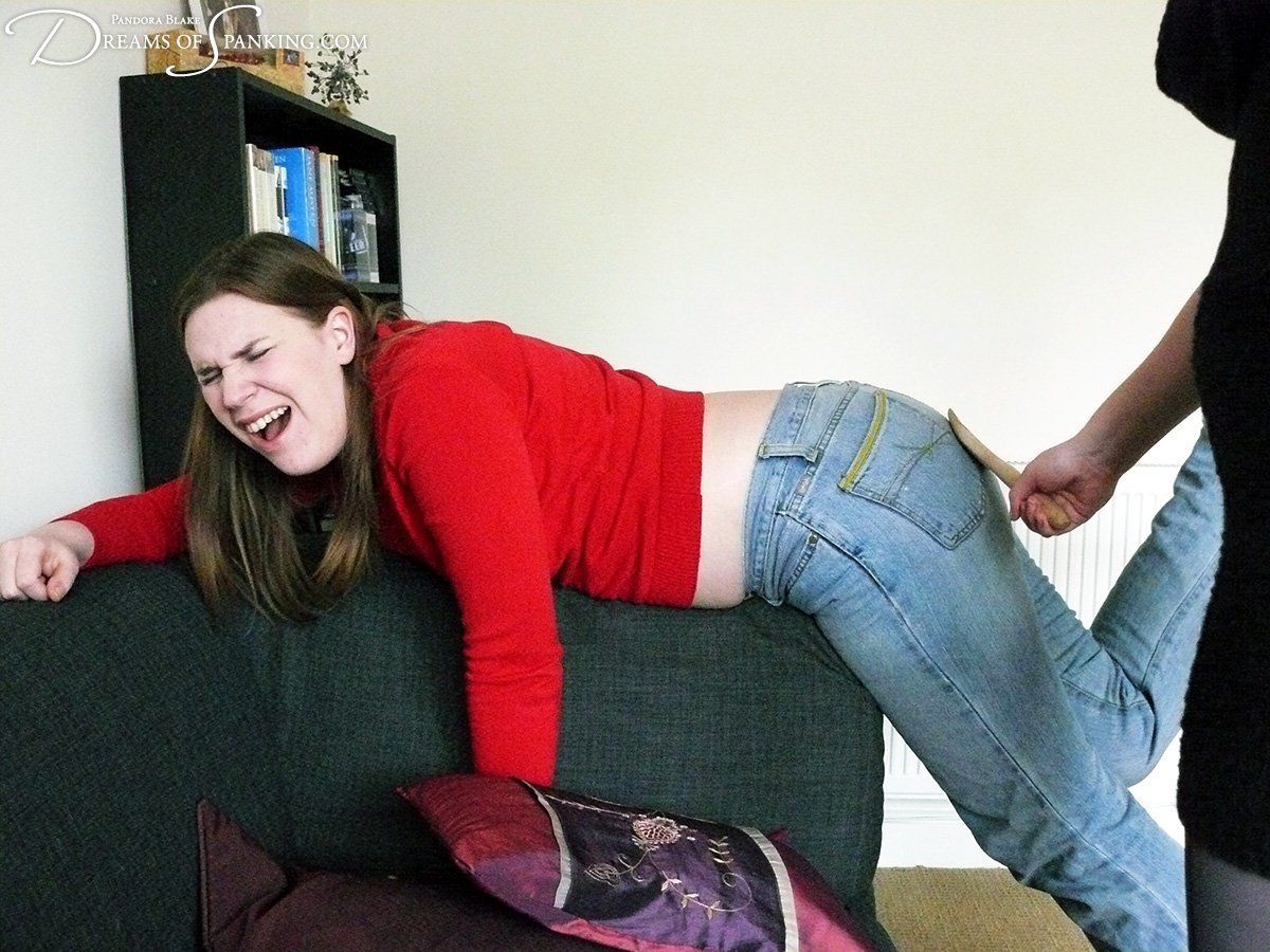 Jeans spanking