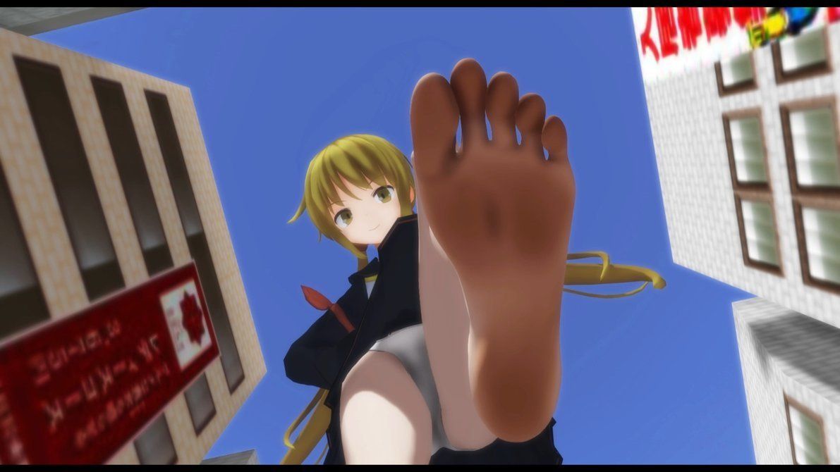 Giantess mmd feet