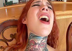 best of Dick outdoor woman handjob tattooed