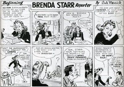 Brenda starr 1950s strip