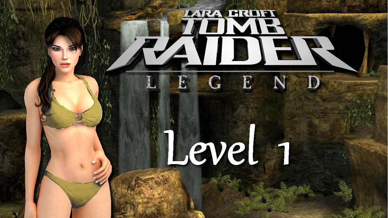 Lara croft gold bikini