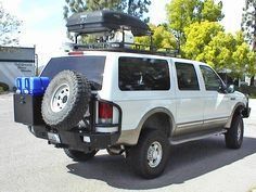 Hound D. reccomend Ford excursion swinging spare tire carrier