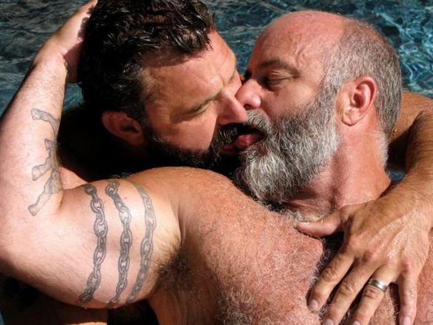 Code M. reccomend Mature gay hairy men kissing