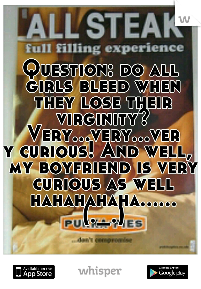 Girls loses virginity bleeds