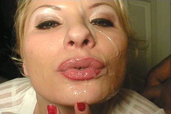 best of Wife facial Blonde