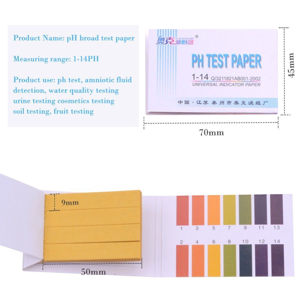 best of Test product Cosmetic ph strip