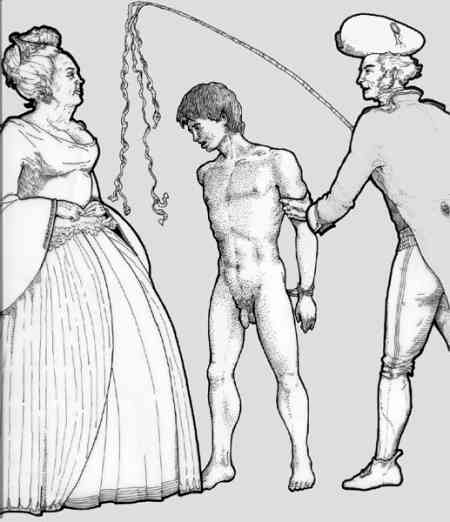 Captured femdom slave