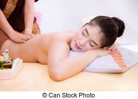 Asian body massage clip
