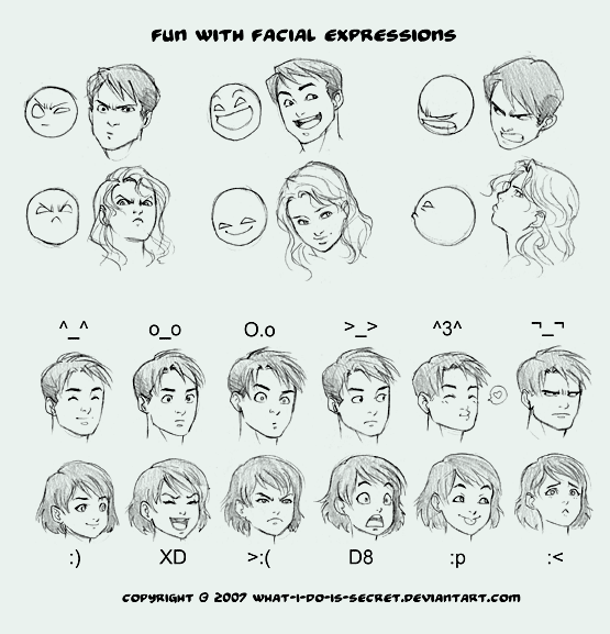 Gunner reccomend Facial expressions guide