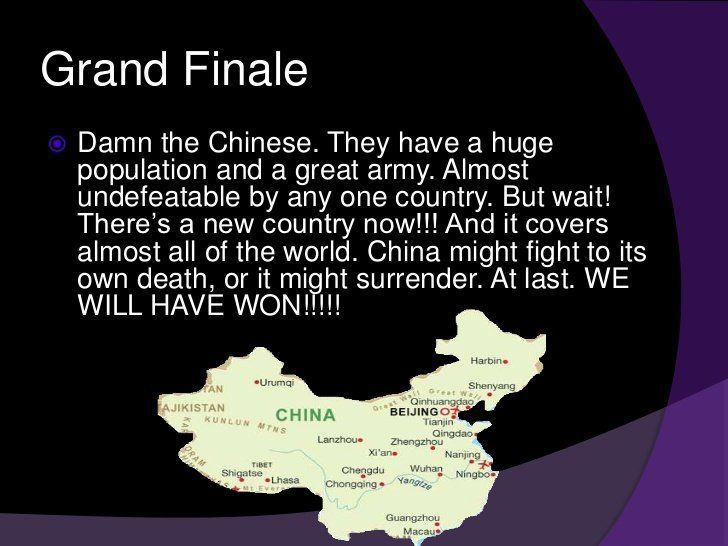best of Chinese plan for domination The world