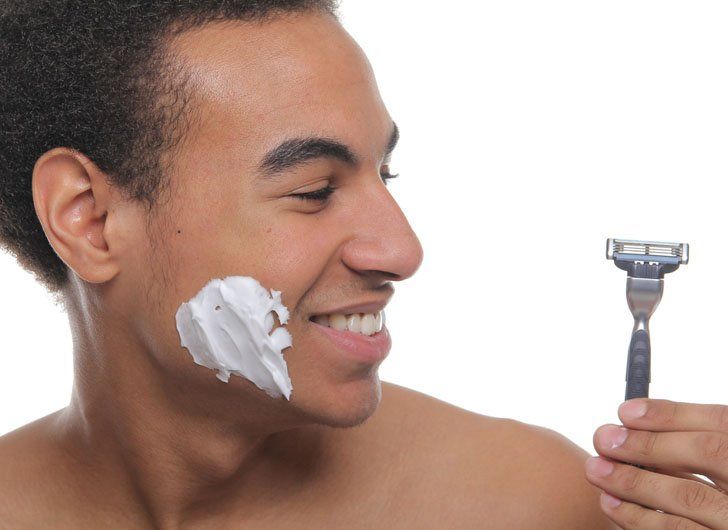 Natural facial care for men