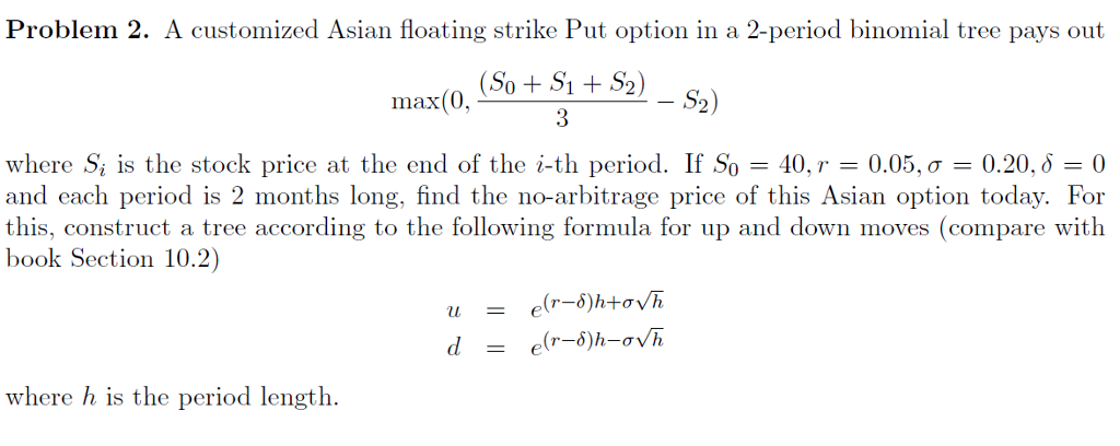 best of Option binomial Asian