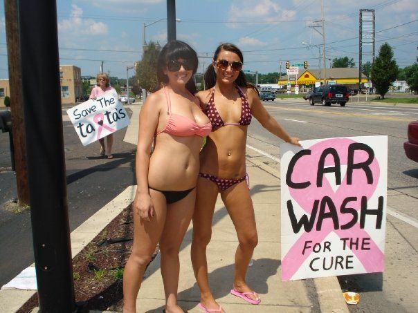 best of Girls wash Bikini car