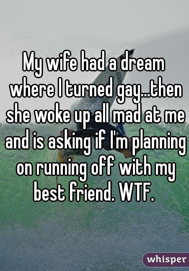 Bug reccomend Wifes best friend gay