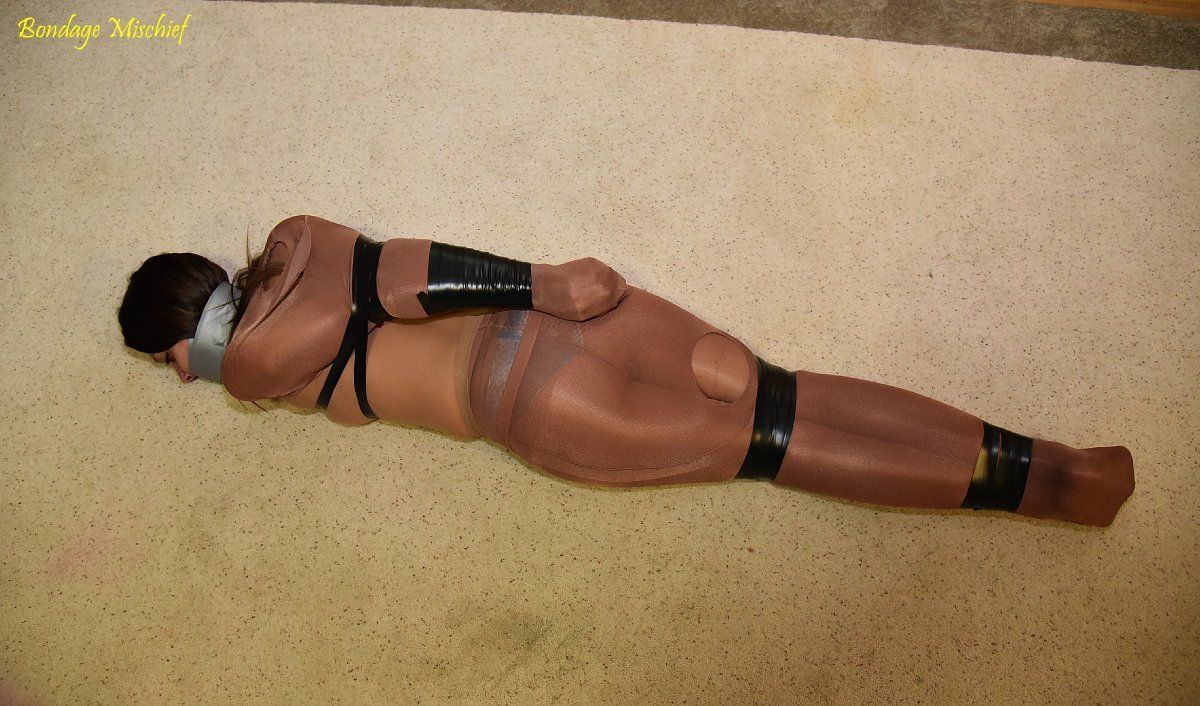 Slobber-knocker reccomend Pantyhose bondage encasement