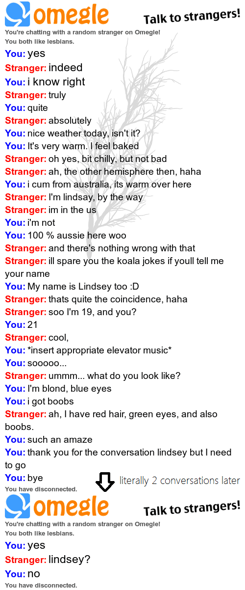 Stardust reccomend Chatting with lesbian