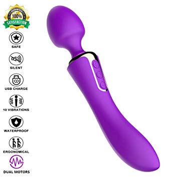 Vagina vibrator in use