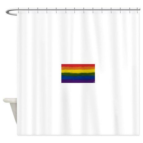Gay leather shower curtain