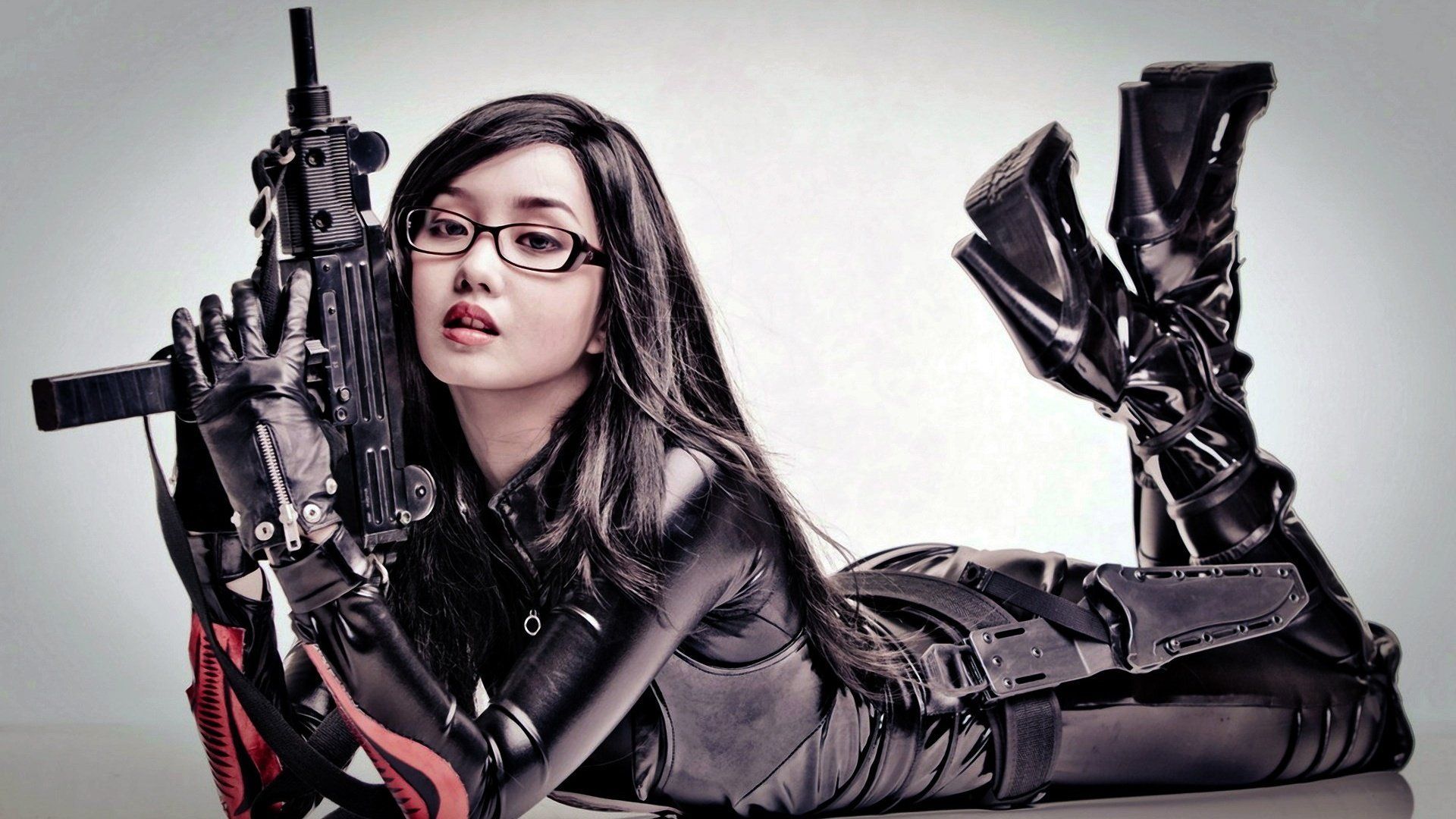 best of Girls with guns photos Asian