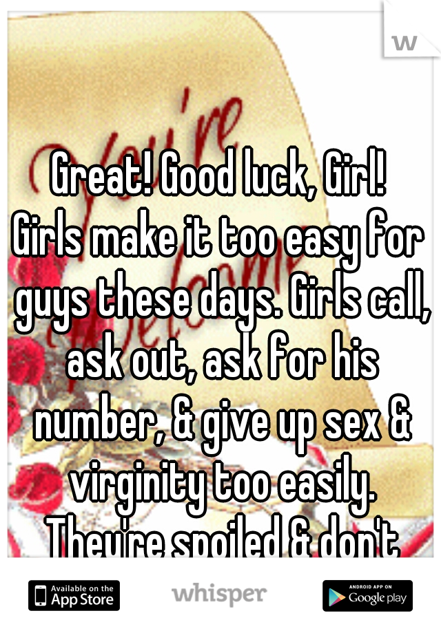 Yellowjacket reccomend Why girls give up virginity