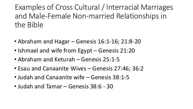 Chip S. reccomend Moses in interracial relationship in the bible
