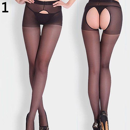 Crotchless pantyhose tights