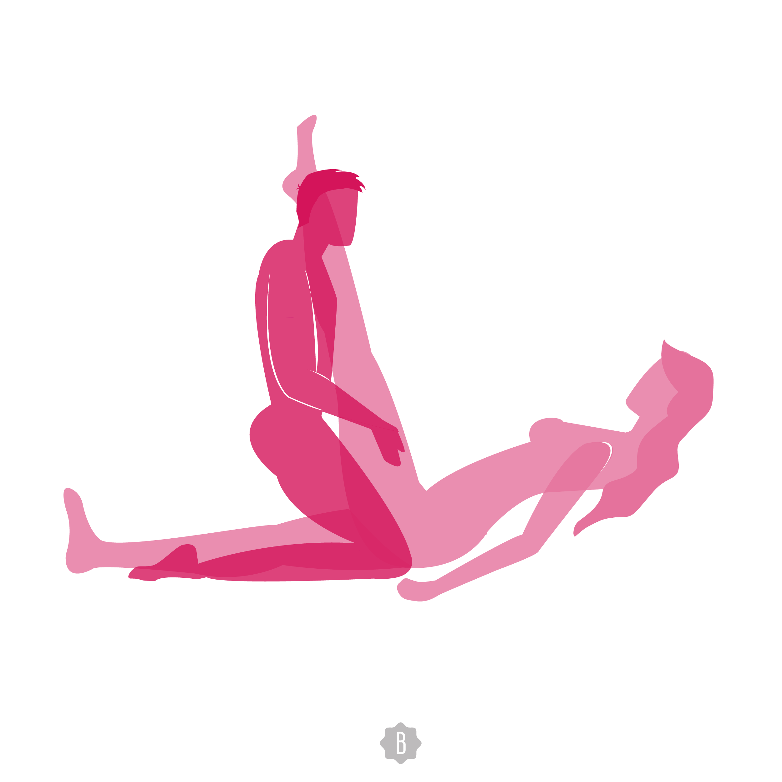 Sex position lifting in air