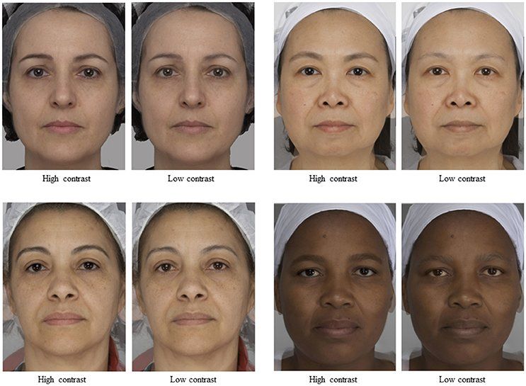 best of Different races Facial structures of