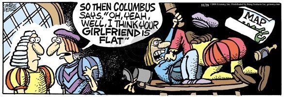 Pancake reccomend Christopher columbus comic strip