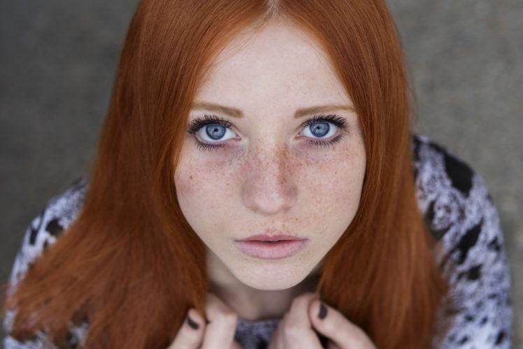 Chubby redhead freckles 