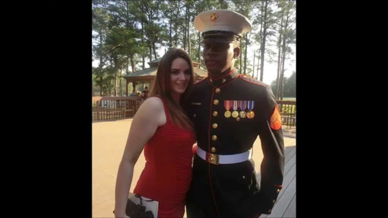 Couple interracial military