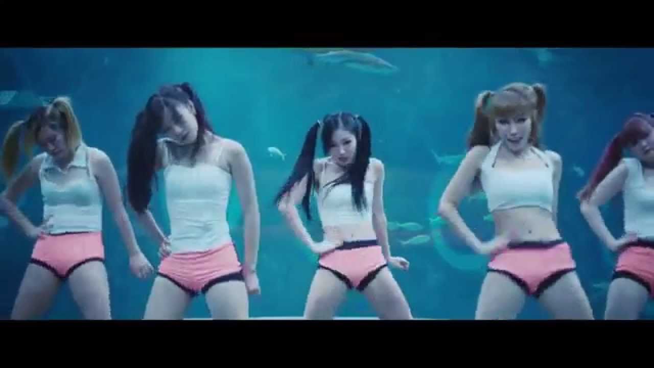 Cute girls dancing in bikini