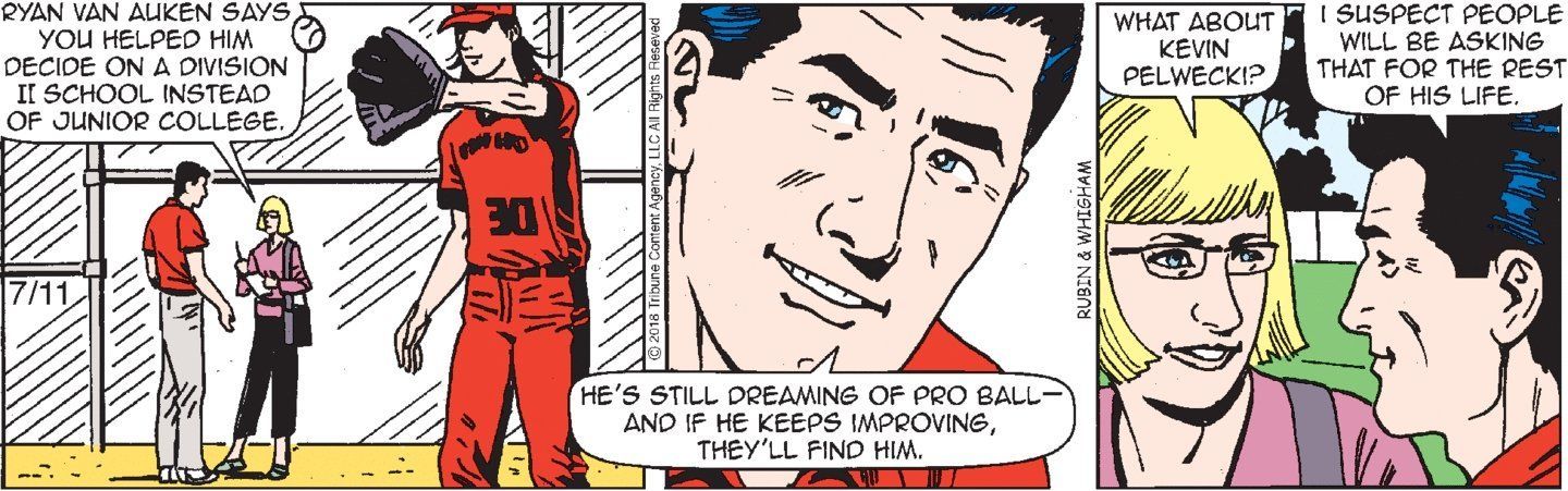 Comic strip character calls his wife pet