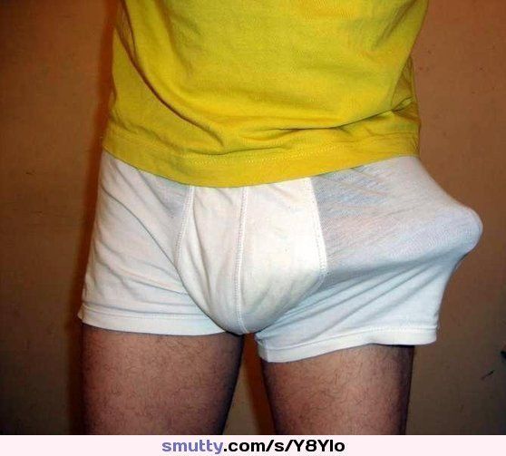 Big bulging dick underwear