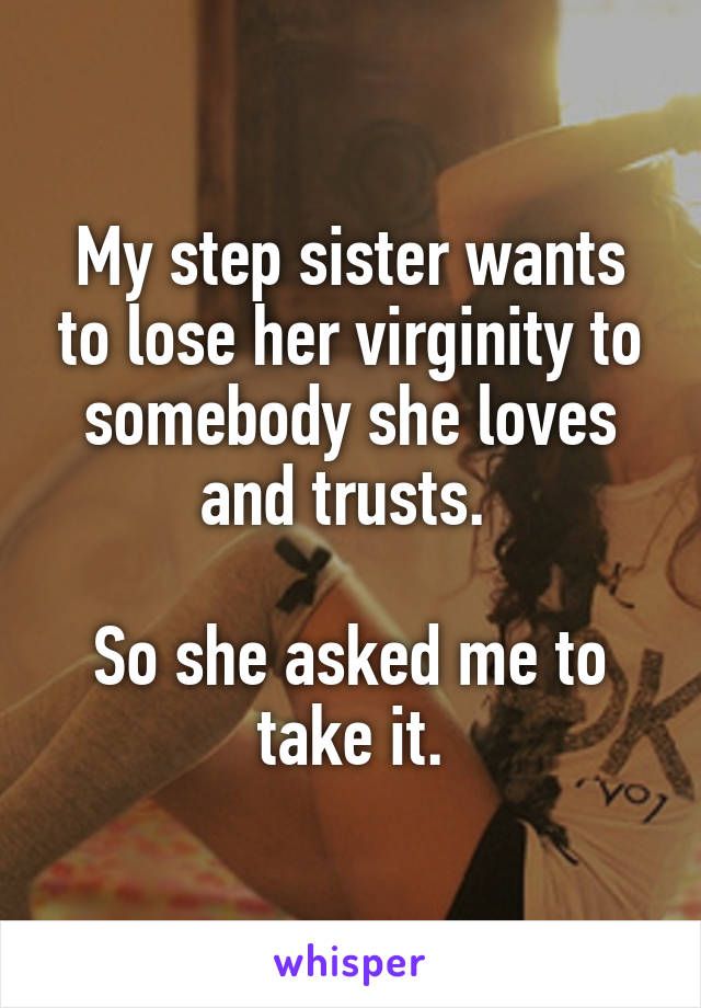 Losing Virginity To My Sisters Husband