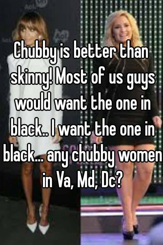 Chubby women in are