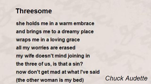 Poetry about threesomes