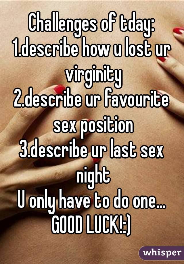 Lapis L. reccomend Favorite position virginity