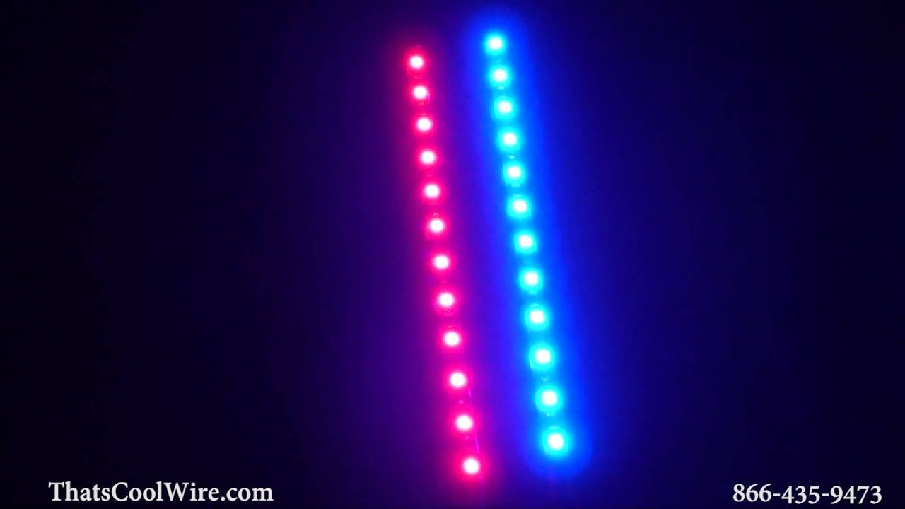 Flashing led strip
