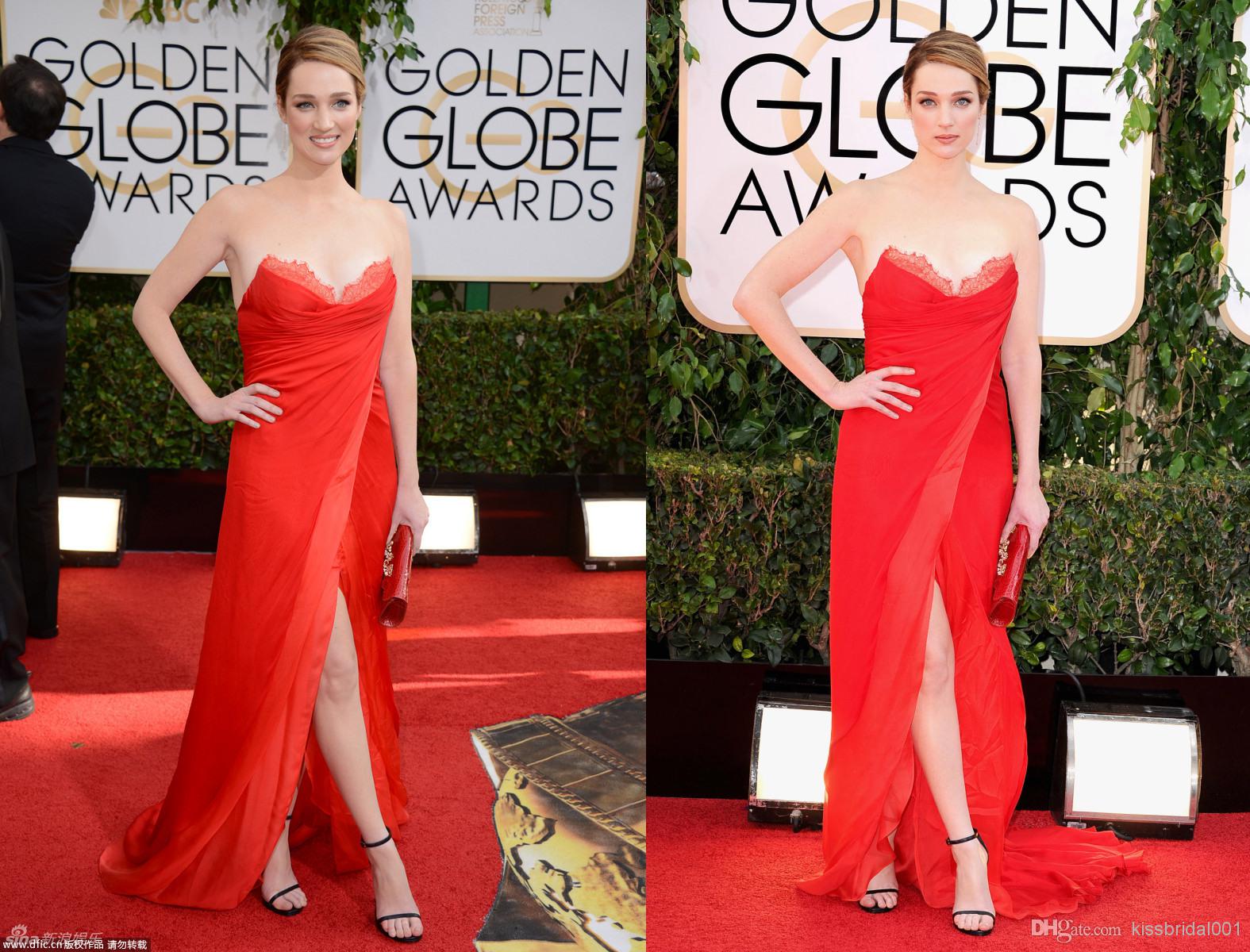 Golden globe red carpet sexy dresses