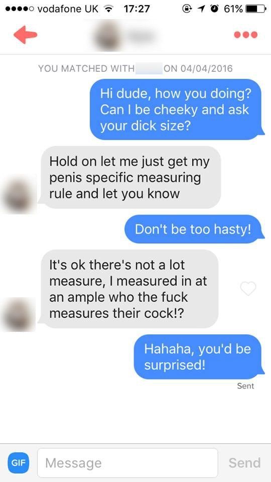 Guys measuring their dick