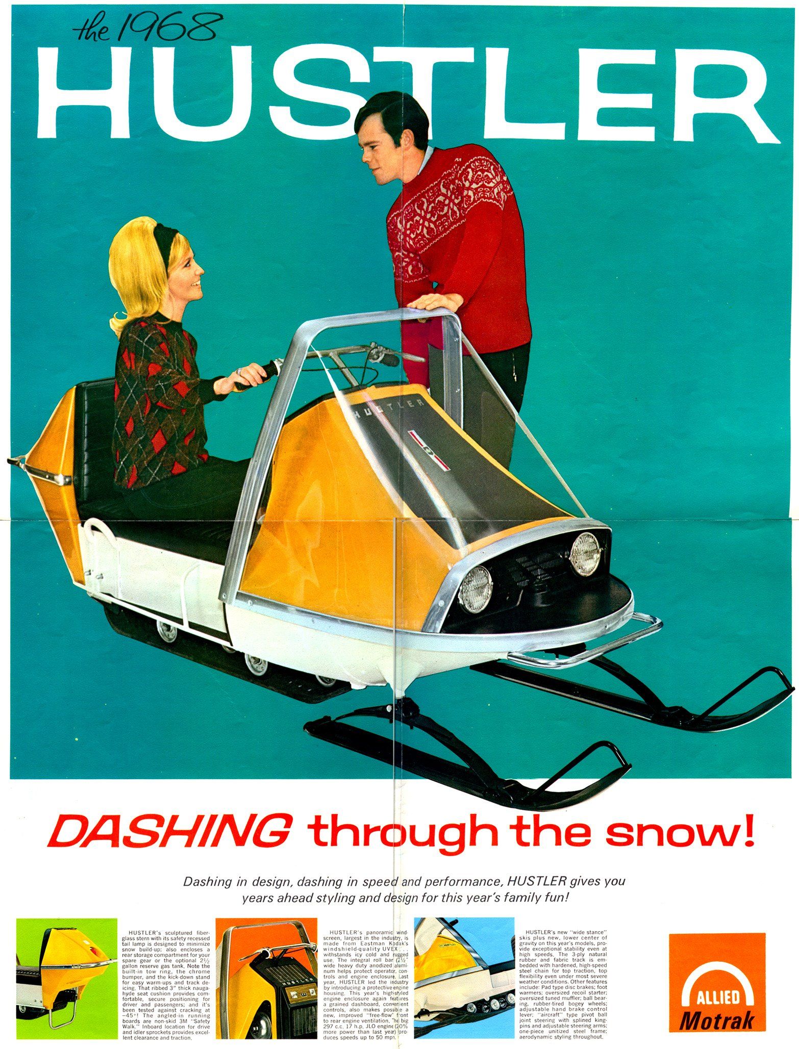 Hustler rustler snowmobile