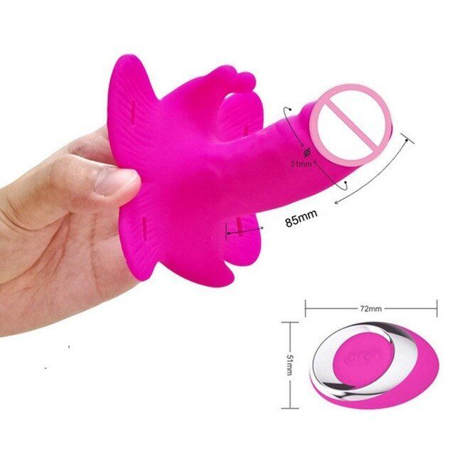 best of Butterfly strap-on vibrator Remote-control