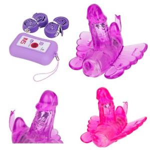 Giggles reccomend Remote-control butterfly strap-on vibrator