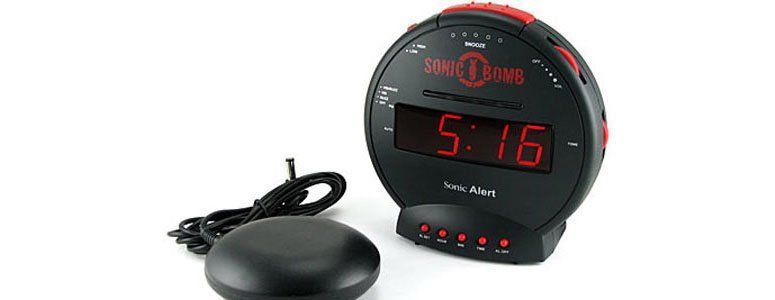 best of Alarm clock vibrator with Sonic boom
