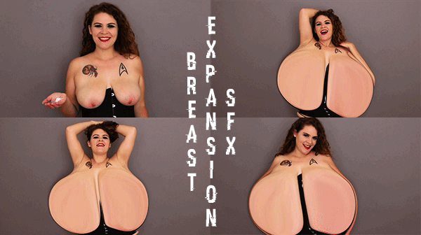 Breast expansion vore